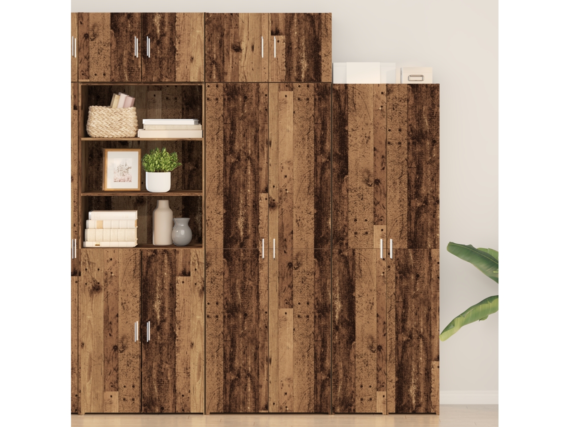 Mueble de almacenaje de madera antigua 70x42,5x225 cm Ingenerida Wood