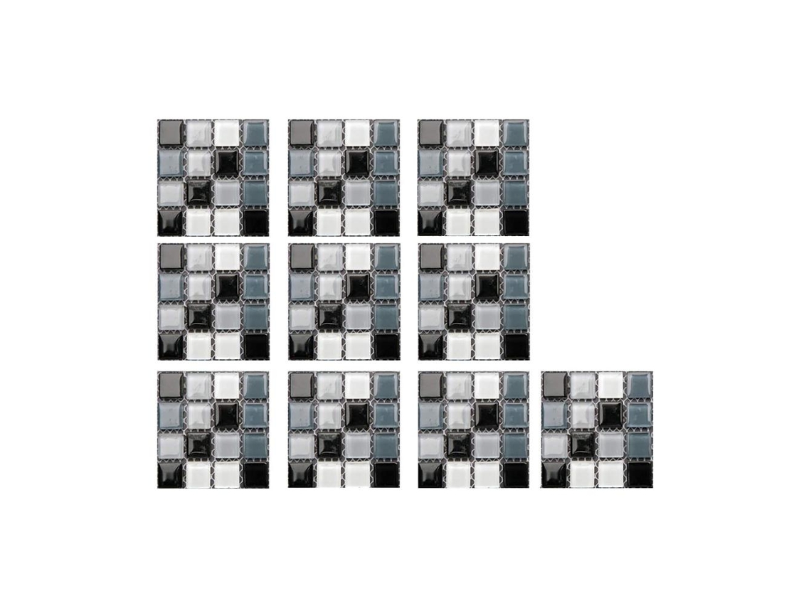 Laxiscreed 3d Stereo Tile Bright Film Para Decoração De Paredes Diy Em Sacos