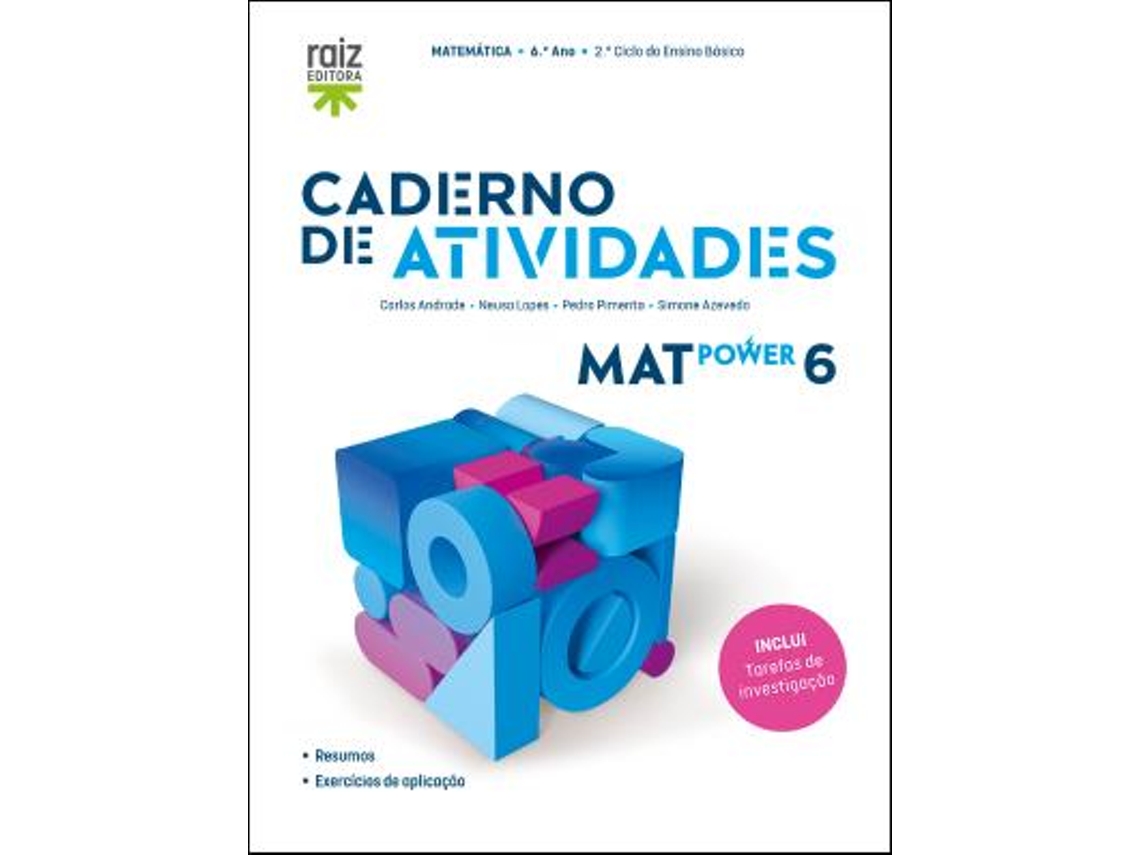Matpower 6 - Matemática - 6.º Ano Caderno De Atividades 2026