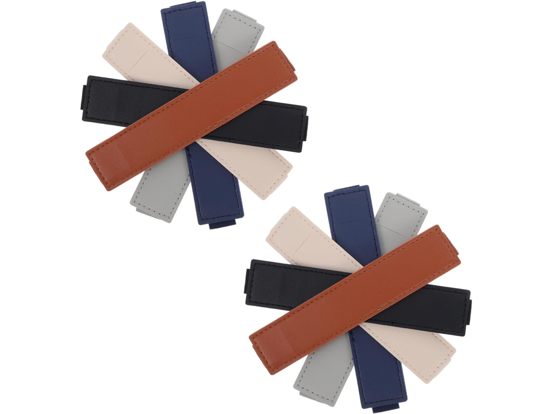 Conjunto de cadernos Sewacc com 10 peças, porta-canetas com elástico, armazenamento ajustável e organizador de lápis escolar.
