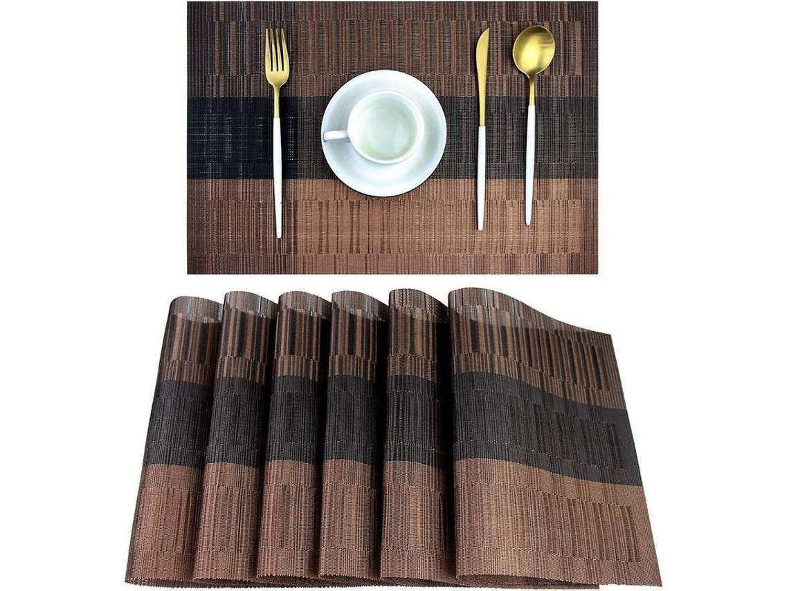 Tapete De Mesa De Pvc Ecológico Resistente Ao Calor Lavável Anti-deslizante Para Casa Hotel Restaurante 45x30cm