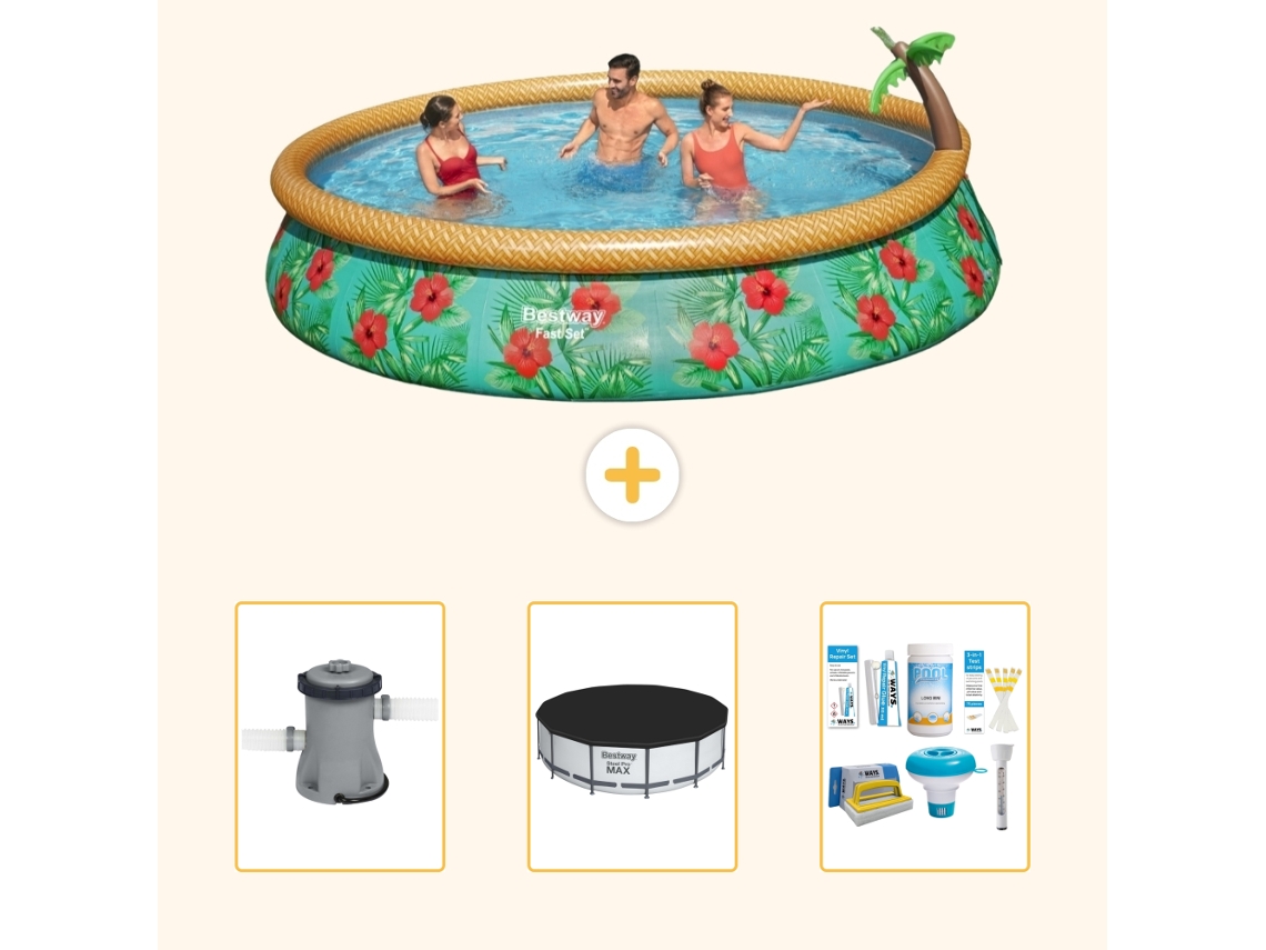 Bestway Piscina Bestway Fast Set Redonda - 457x84 Cm - 4-peças S22683