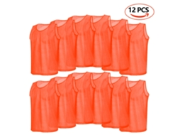 Camisetas de Treino para Crianças Colete Mesh Respirável 12 unidades S/MARCA
