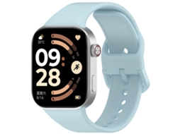 Bracelete para Xiaomi Band 9 Pro / 8 Pro Silicone Esportivo Fecho Reverso Dedicado Azul Claro XIAOMOYU