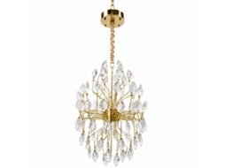 Candeeiro de Teto de Cristal PIBAOGU Asled 523 (dourado)