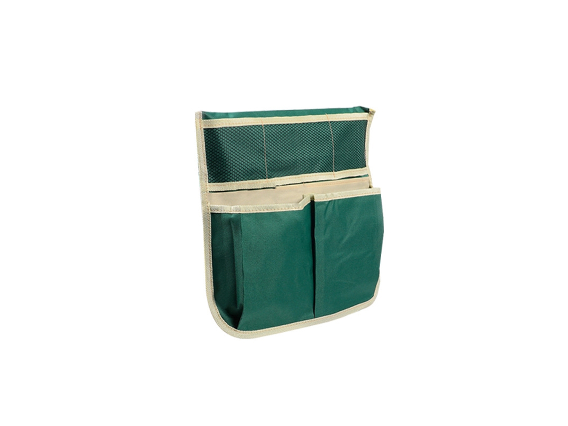 Bancada De Jardim Com Apoio Para Os Joelhos E Ferramentas De Jardinagem.