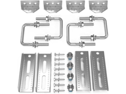 Kit De Suporte Giratório Superior Em Aço Para Barco, Reboque E Travessa.