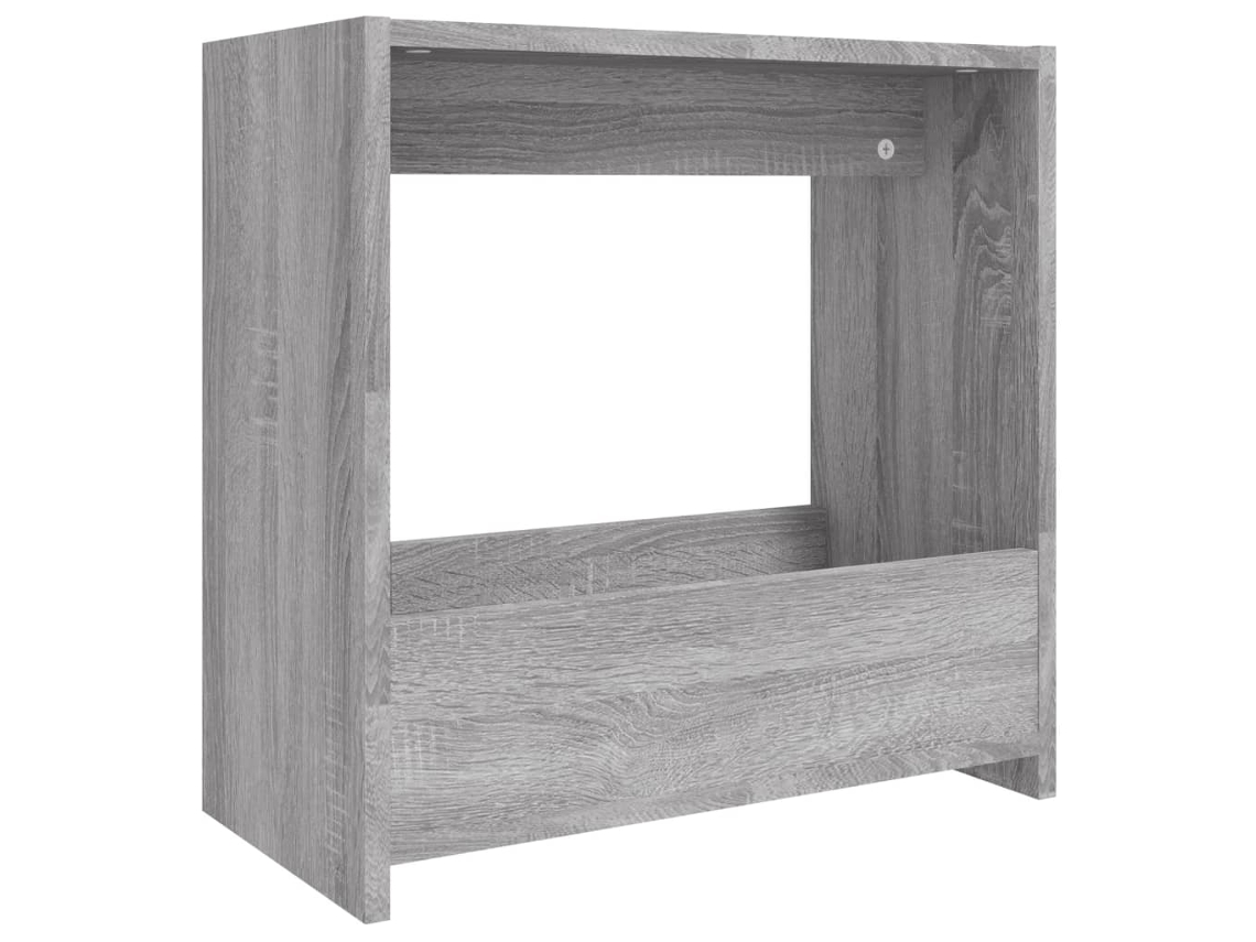 Side Table, Side Tables Vidaxl Cinzeto Madeira Processada (n/a)
