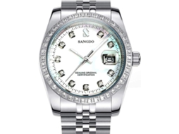 Lurelia Relógio Mecânico Masculino, Automático, Data/calendário, Luminoso, 36mm, Aço Inoxidável, Abs, Resistente À Água, Preto