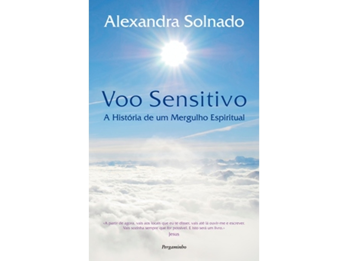 Livro Voo Sensitivo de Alexandra Solnado (Português)