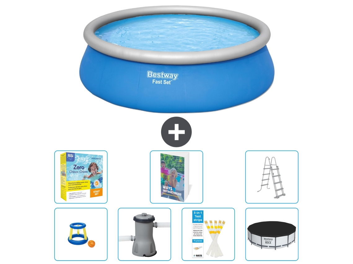 Bestway Piscina Bestway Fast Set Redonda - 457x122 Cm - 8-peças S405