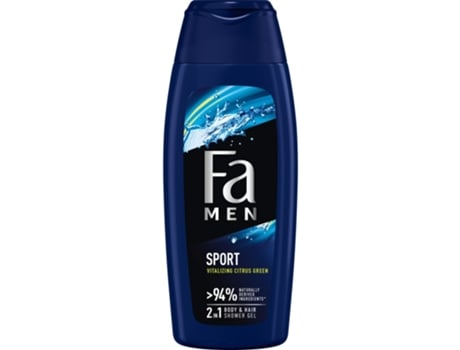 Gel De Banho 2 Em 1 Fa Men Sport Citrinos Verdes 400ml