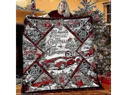 Manta De Flanela Para Decoração De Natal, Macia, Ideal Para Presentear Ou Decorar O Sofá Hengjian (dh 144)