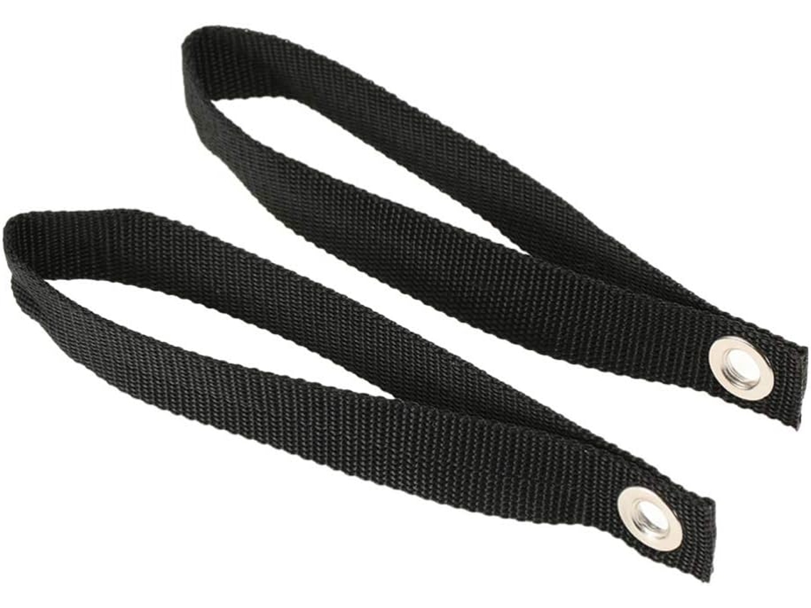 Vicasky Conjunto De 2-cintas Amarração Bagagem E Caiaque, Nylon Preto Resistente, Fáceis De Transportar E Armazenar
