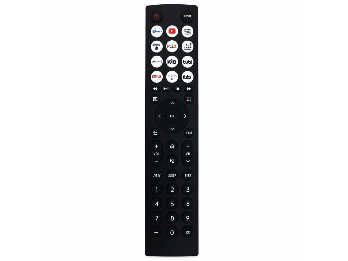 Comando À Distância Para Tv Compatível Com Hisense En2d36h, Com Botões De Atalho Para Streaming