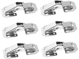 Conjunto De 6 Dobradiças Aço Com Amortecimento Para Portas Armários E