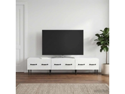 Vidaxl Gabinete Para Tv Com Gaveta Branco Brilhante 147 X 34,5 X 30 Cm
