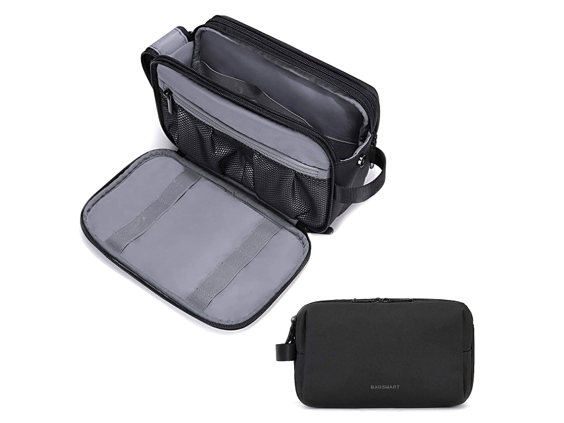 Bolsa de Acessórios Masculinos para Viagem Organizador Dopp Kit Impermeável para Barba NEVEANCE