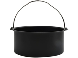 Frigideira redonda antiaderente de aço carbono de 15 cm (6 polegadas)