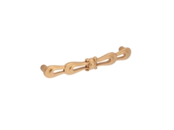 Conjunto de 6 Puxadores para Móveis Zamac com diâmetro 30mm e acabamento ouro HARDWAREXCHANGE