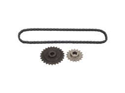 Kit Engrenagem E Corrente T8f 17d Dianteira Traseira 116 Link Para Kart Mini Bike Scooter Ty Rod 33cc 43cc 49cc