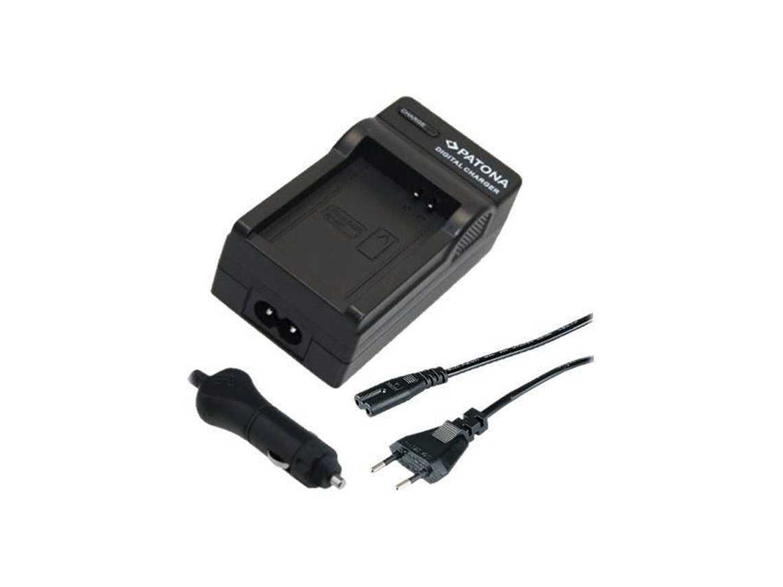 Carregador de bateria Patona, adaptador CA para carro, para Olympus Li 40b e 42b