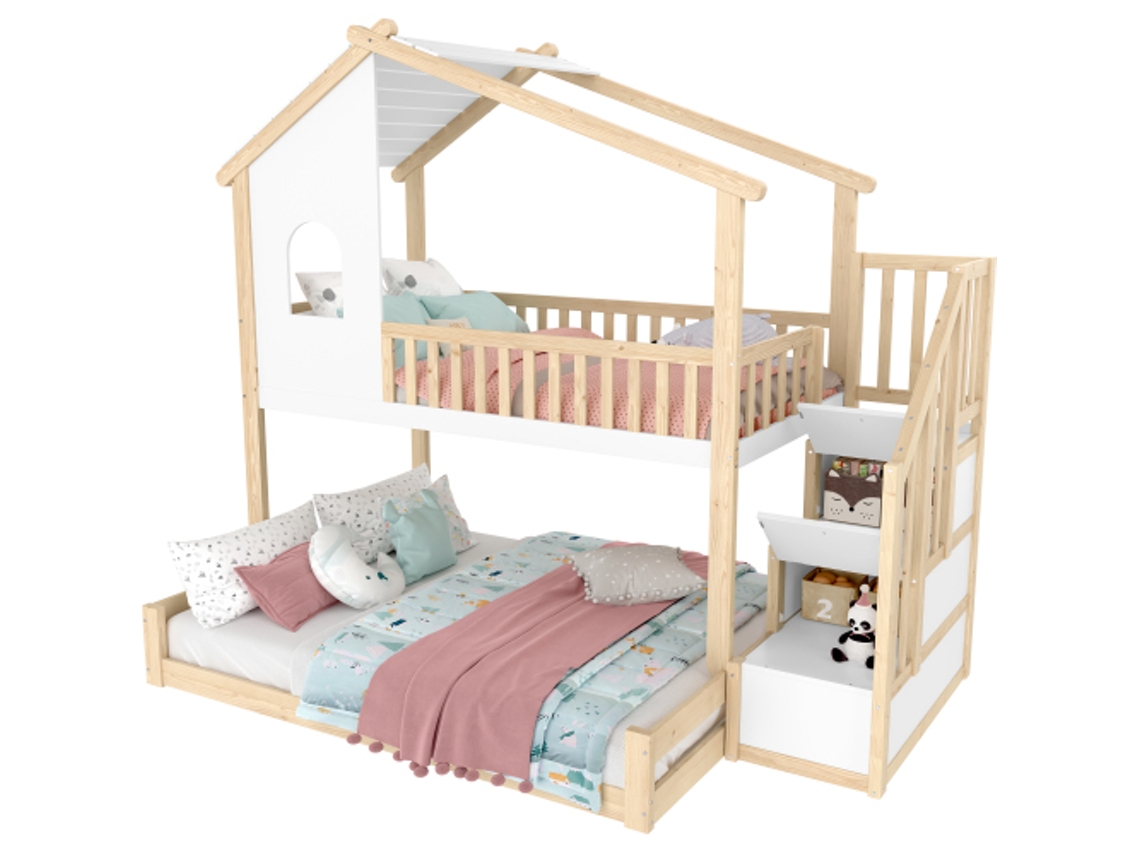 Cama de Solteiro Estofada 90x200cm com Luzes e USB DELCOND
