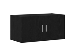 Armário Parede Carvalho Preto MAISON EXCLUSIVE 80x39x40 cm