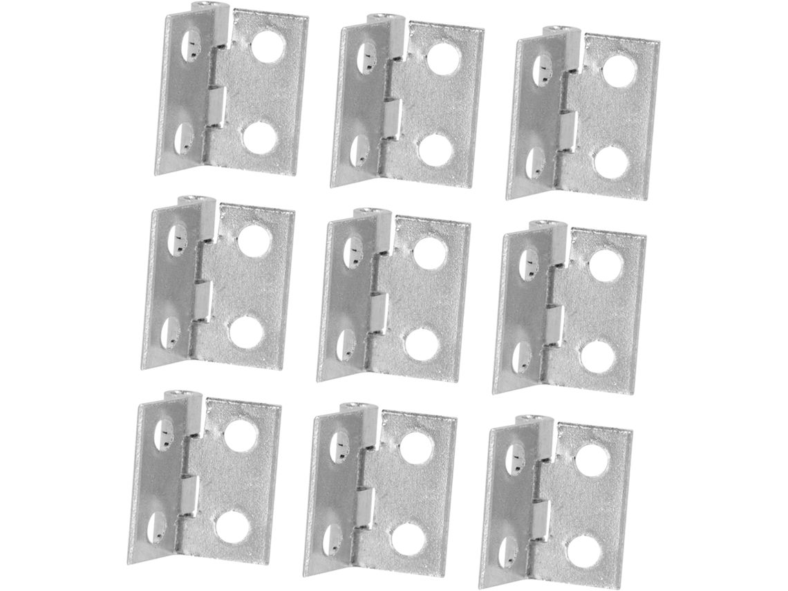 100 Mini Dobradiças Para Armários Pequenos, Acessórios Caixas De