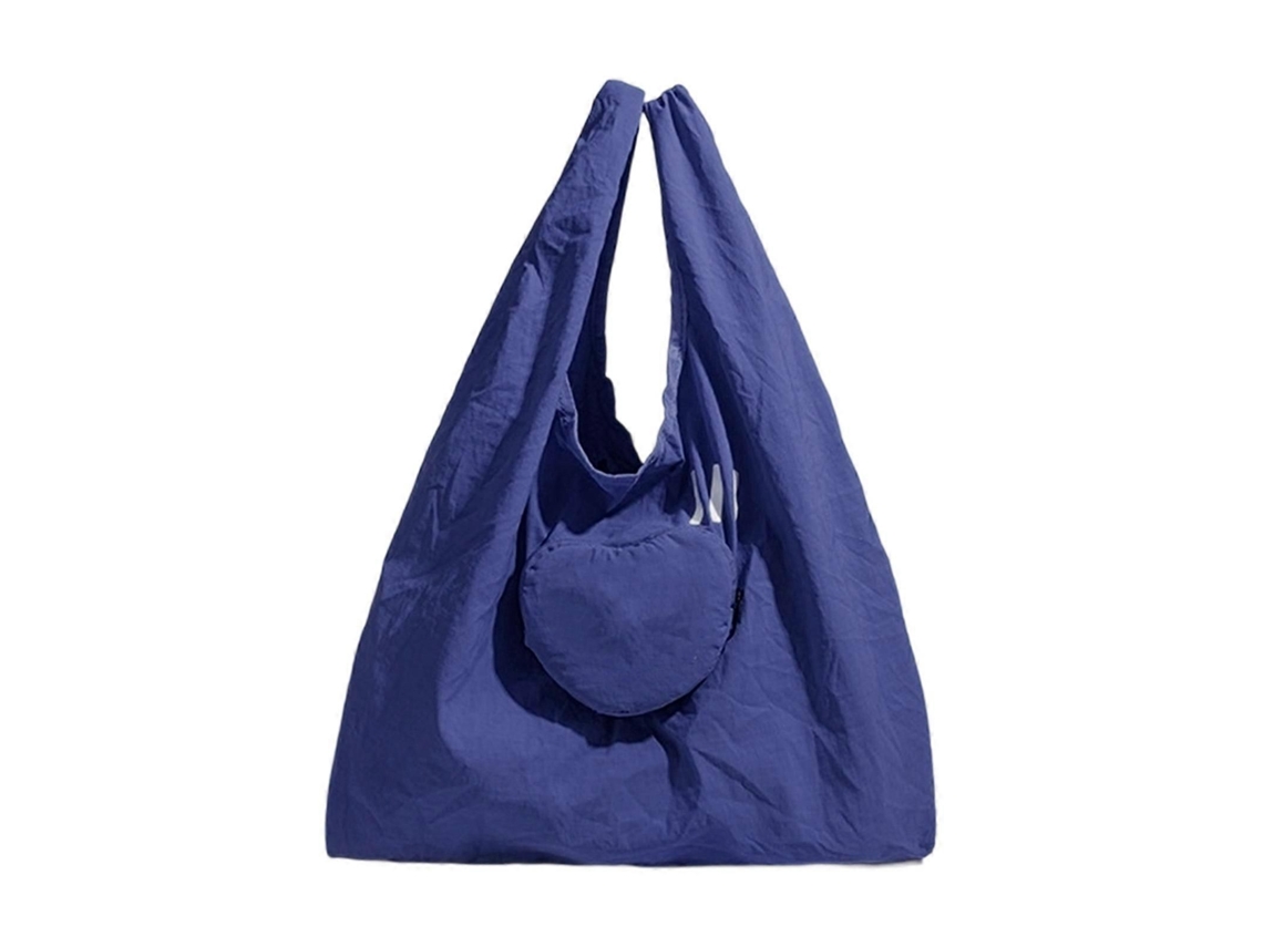 Sacola De Compras Dobrável Multiuso Em Nylon Com Lindo Padrão De Corações, Impermeável, Grande Capacidade, Compacta E Dobrável Para Uso Diário, M