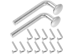 Parafusos De Segurança Galvanizados 5x47 50 Para Estanteria De Paletes, Tipo L, Mm.
