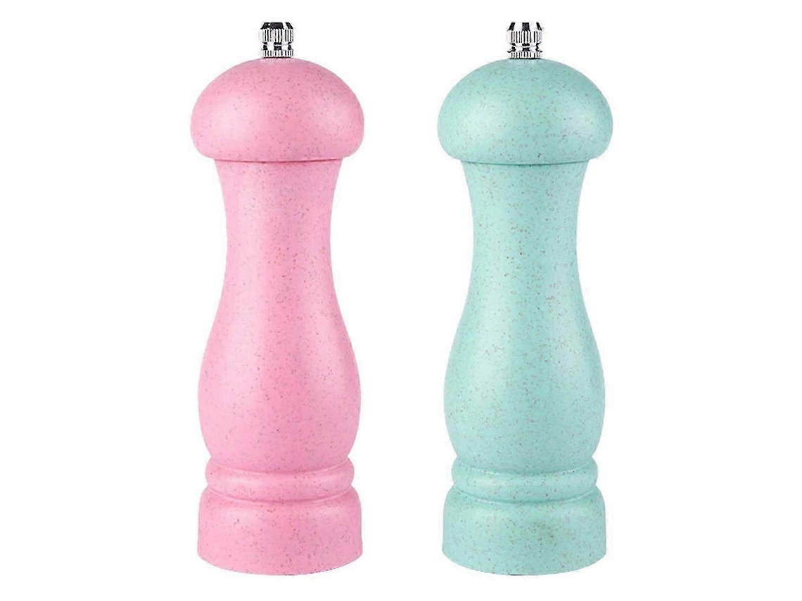 Conjunto de 2 Moedores Sal e Pimenta Madeira com Núcleo Cerâmica AQUAFORGE