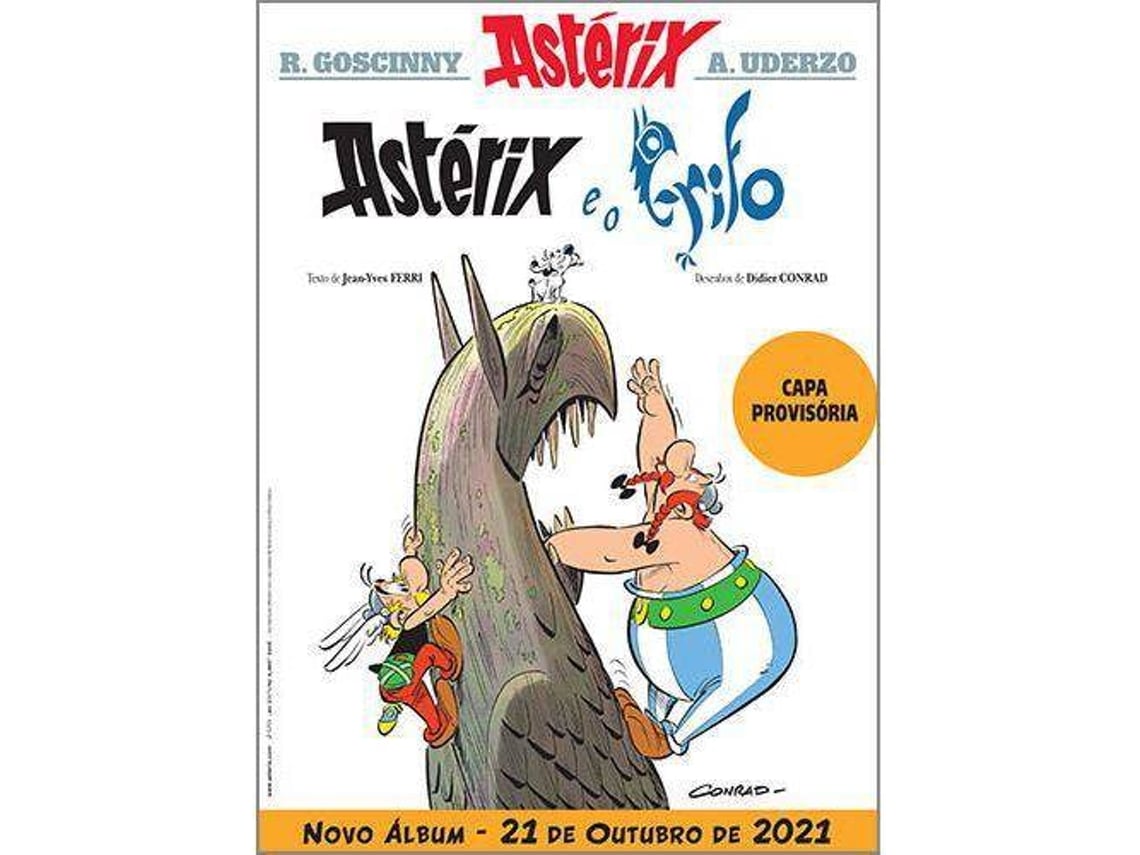 Livro Astérix e o Grifo de Jean-Yves Ferri (Português)