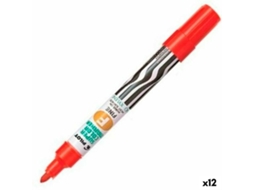 Rotulador Permanente PILOT Sca-F Vermelho 12 Unidades