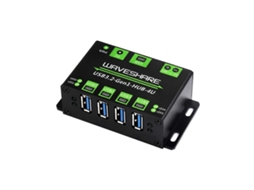 Hub Usb 3.2 4u Com 4 Portas Usb 3.2 Gen1, Interface De 5 Gbps, Adaptador De Hub Industrial Compatível Com Macos Super Presente Aquaforge