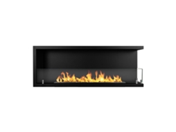 Lareira com borda em relevo de bioetanol, Lareira com borda de bioetanol 120x45 Sutri 120 Dx