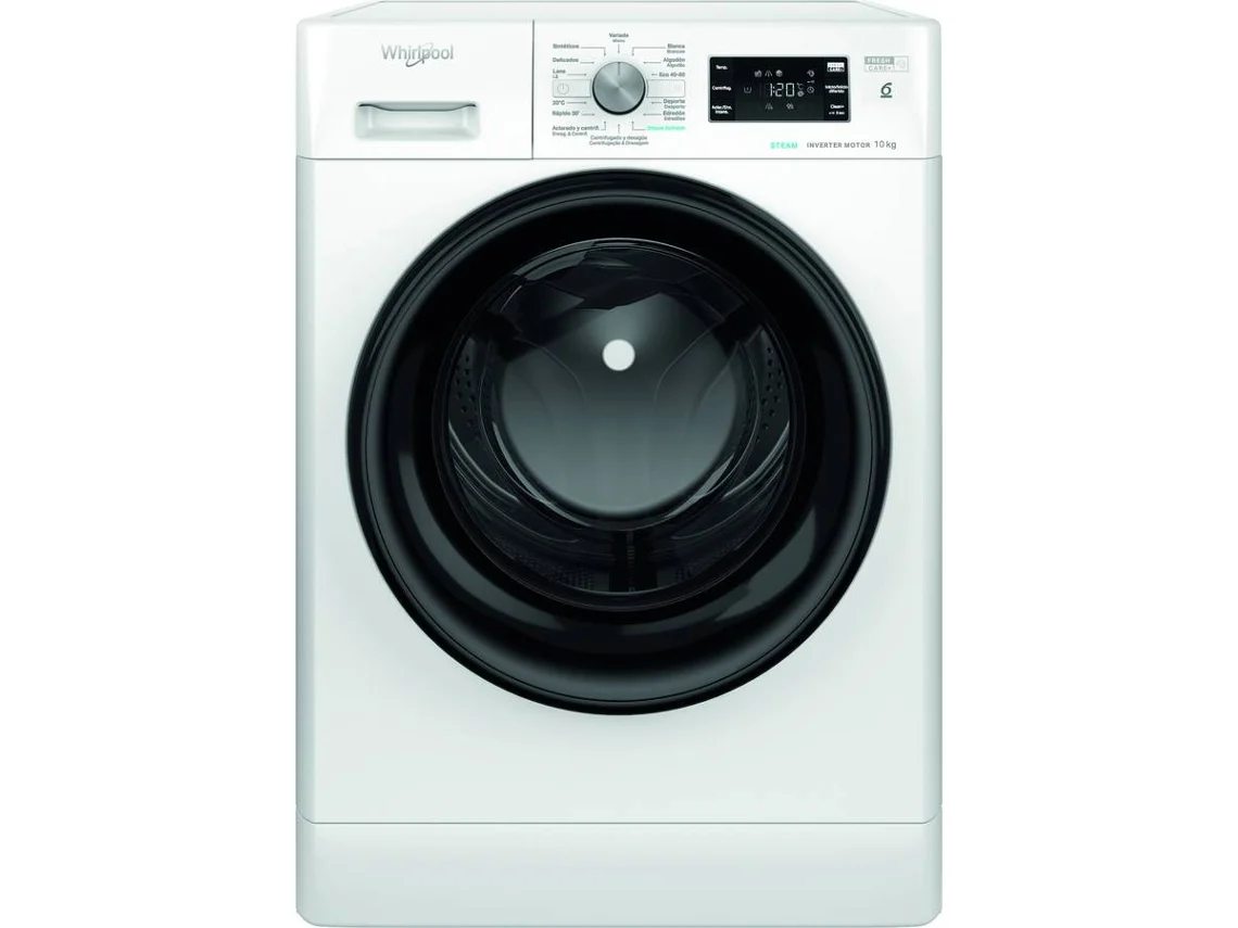 Máquina de Lavar Roupa WHIRLPOOL FFB 10489 BV SPT (10 kg - 1400 rpm - Branco)