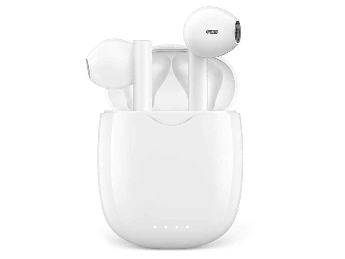 Auriculares In Ear True Wireless Bluetooth Com Cancelamento De Ruído Branco