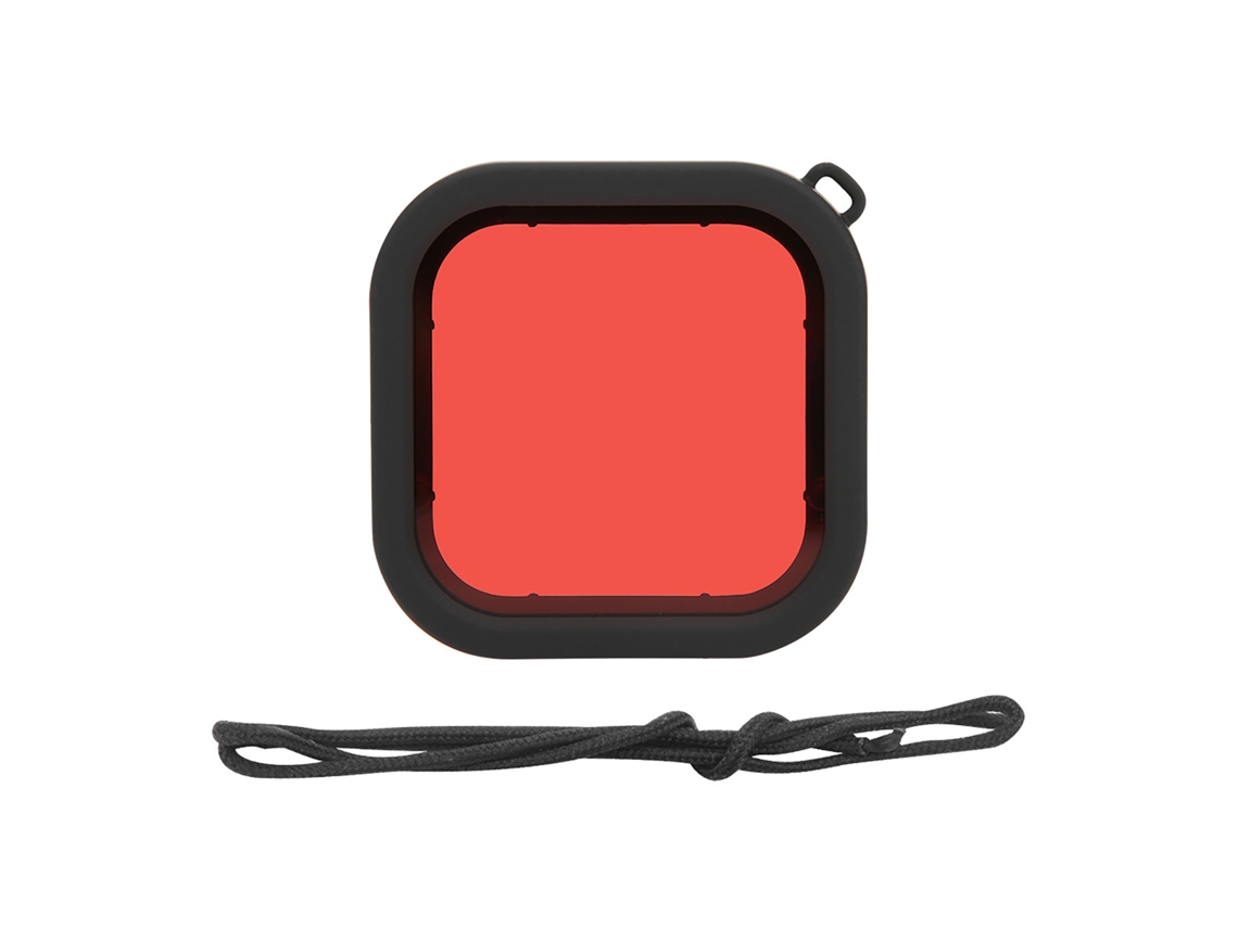 Abs Diving Lens Filter With Rope For Gopro 8 Action Camera Waterproof Shellred LAXISCREED