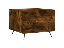 Mesa de centro MAISON EXCLUSIVE em madeira de carvalho defumado com derivados da Madeira (50x50x40 cm)