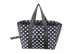 Bolsa Térmica Dobrável de Grande Capacidade com Gelo, Portátil, em Folha de Alumínio, para Piqueniques e Compras. GOKOCO