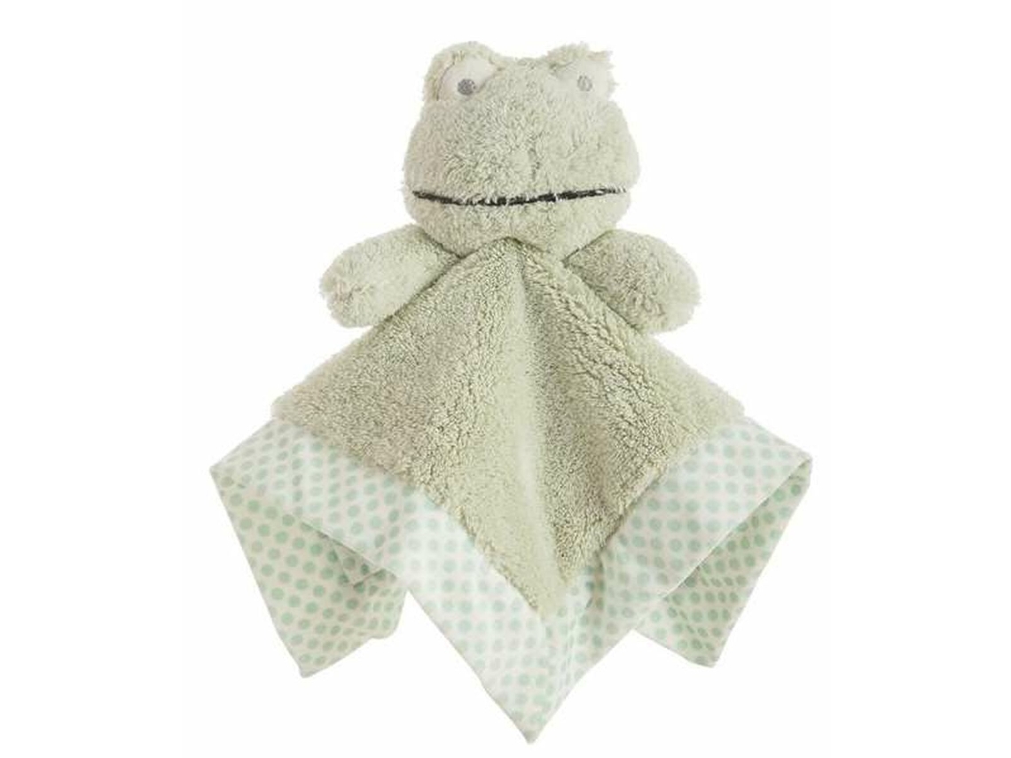 Doudou Dupla Ninhada 30 x 30 cm bolinhas verdes