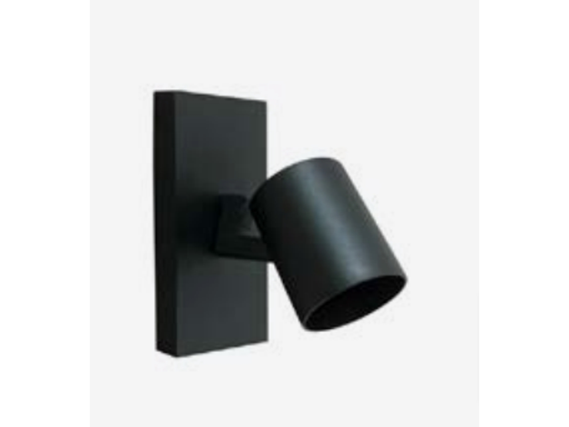 Aplique de Parede Nathan Gu10 Preto