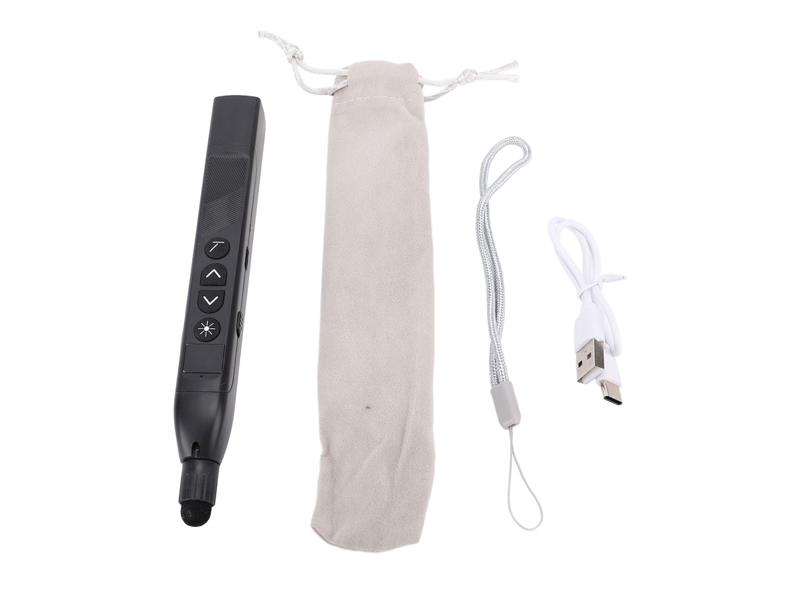Apontador de Apresentação Sem Fio Controle Remoto Volume Ppt Clicker para Computador Notebook