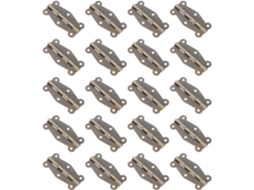 Toddmomy 20 Peças Dobradiças De Caixa Ferro Dourado Antigo Com Parafusos 51x24mm Delicadas 90 Graus Para Joias