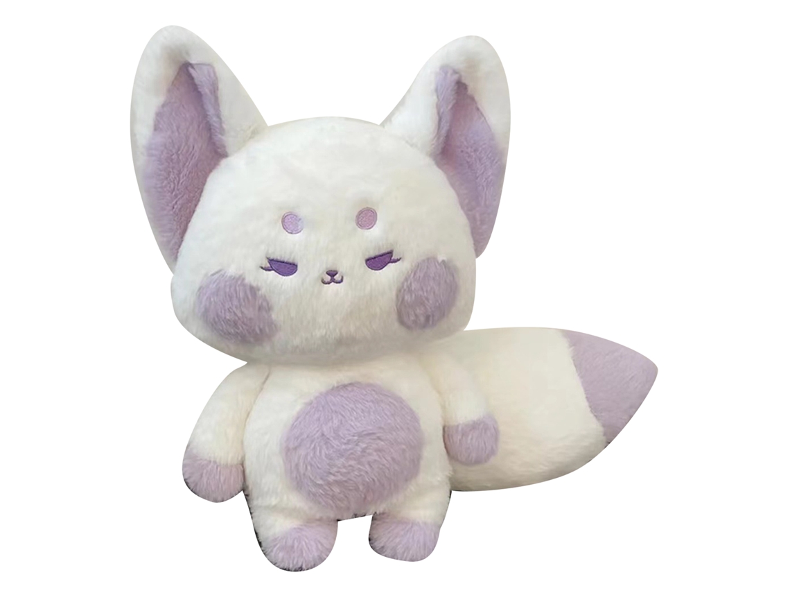 Boneca Pelúcia de Raposa Fofa 60cm Presente Aniversário