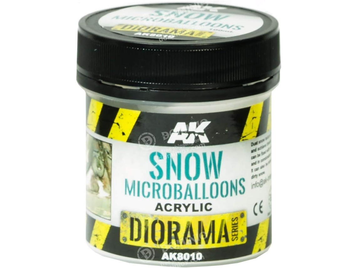 Ak Interactive Microballoons De Neve 100ml Para Efeitos De Neve