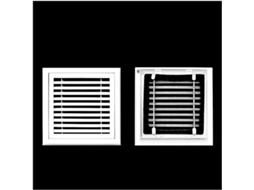 Grelha de Ventilação Liga Alumínio Retangular 200 mm