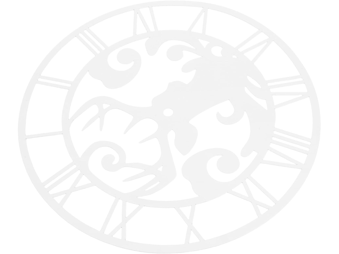 Relógio De Parede Espelhado Em Acrílico Com Design De Rena, Adesivo Seguro E Fácil De Aplicar Para S Gokoco
