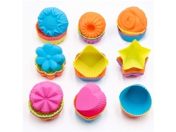 2026 molde de Silicona para Magdalenas, 36 Piezas Reutilizables Con 9 Formas, Antiaderente para Hornear Cupcakes Y Tartas